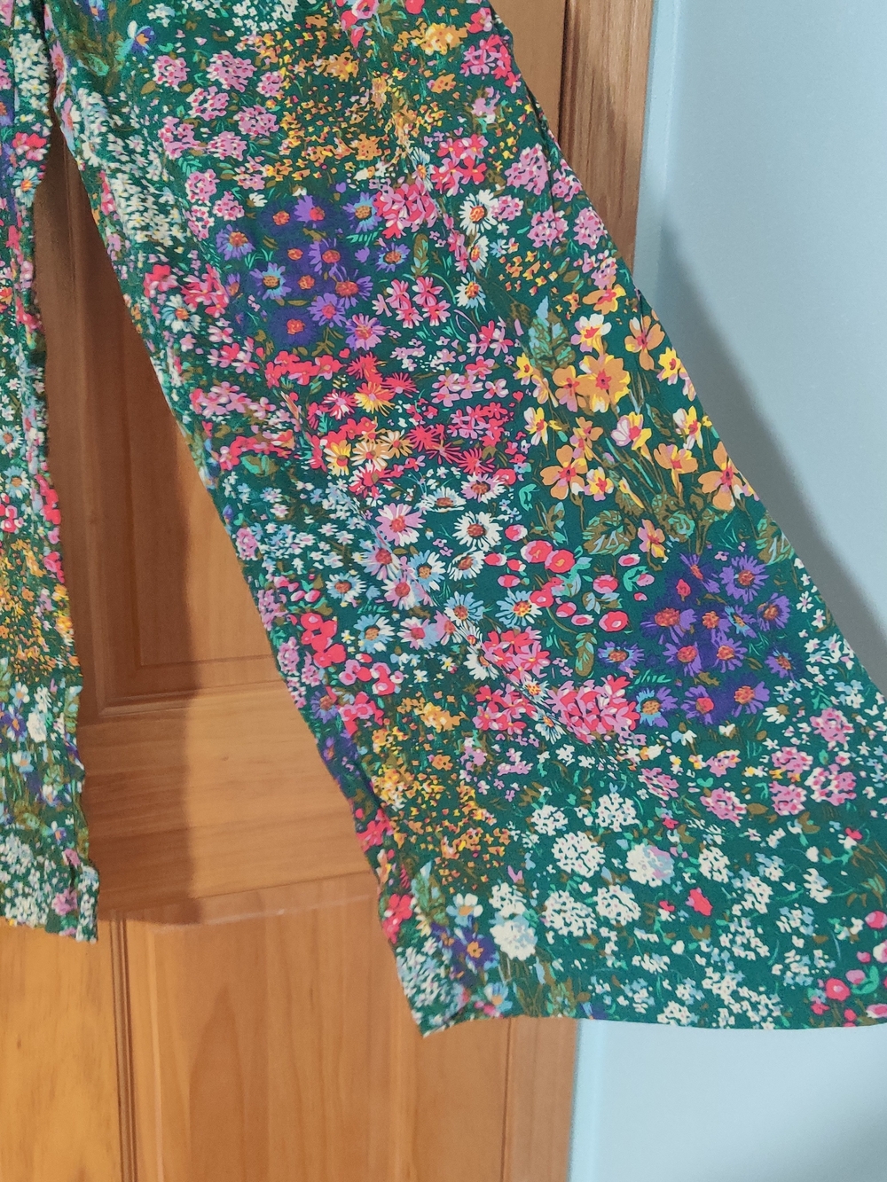 Maeve Anthropologie Floral Cabo Pleated Wide Pants Size 0 - Picture 4 of 10
